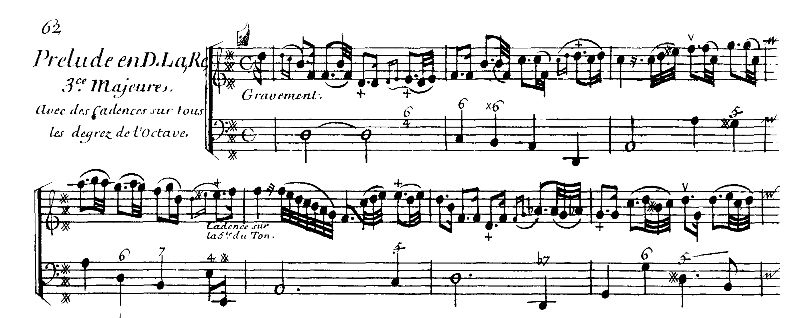 Preludio de Hotteterre, detalle